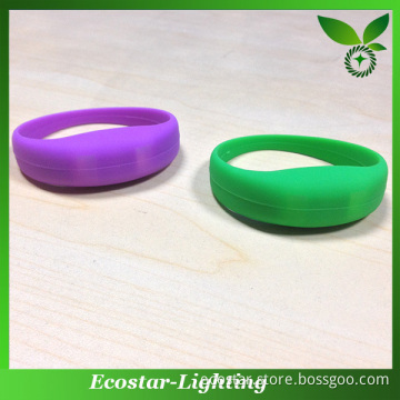New Arrival Vibrant LED Silicone Wristband Manufacturer